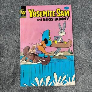 Yosemite Sam and Bugs Bunny #74 Whitman Comics 1981 Looney Tunes Bronze Age 50c